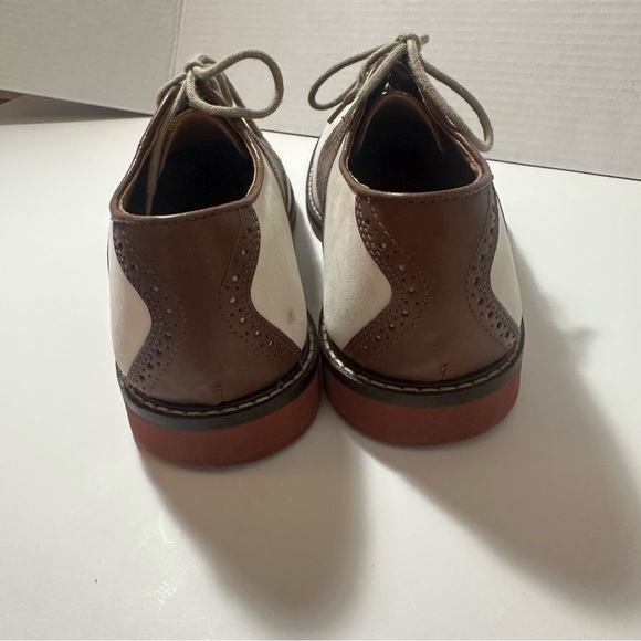 Johnston and Murphy sheepskin Two-Tone Men's Oxford Shoes - Picture 5 of 7